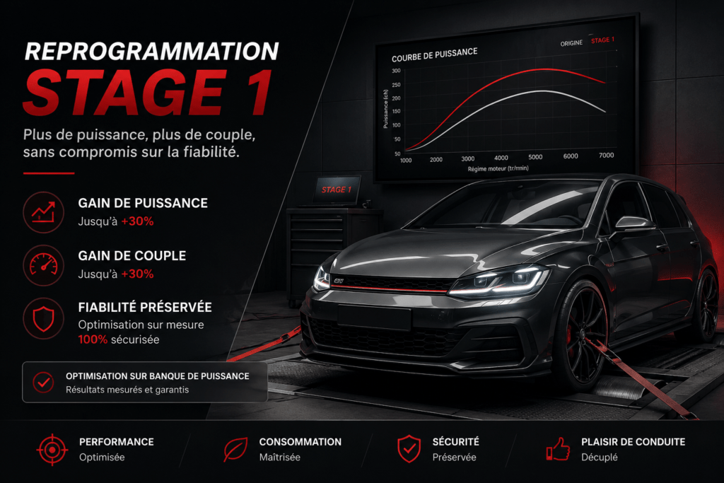 Reprogrammation Stage 1 — Envoi à distance