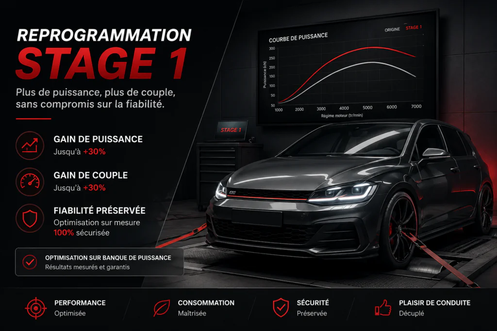 Reprogrammation Stage 1 — Envoi à distance